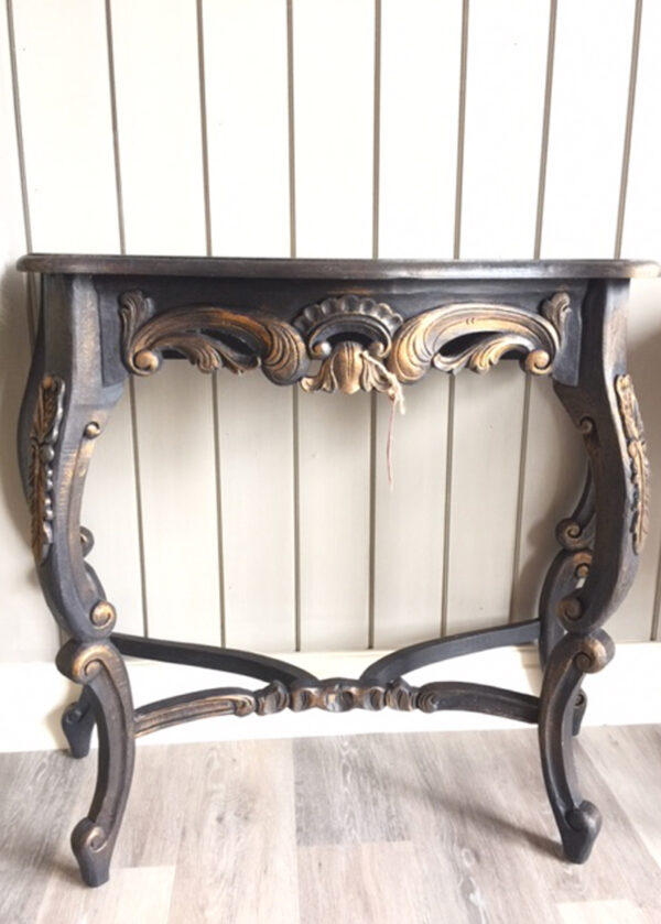 Console Table Black / Gold