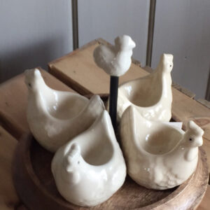 Set Chick Egg Cups x 4