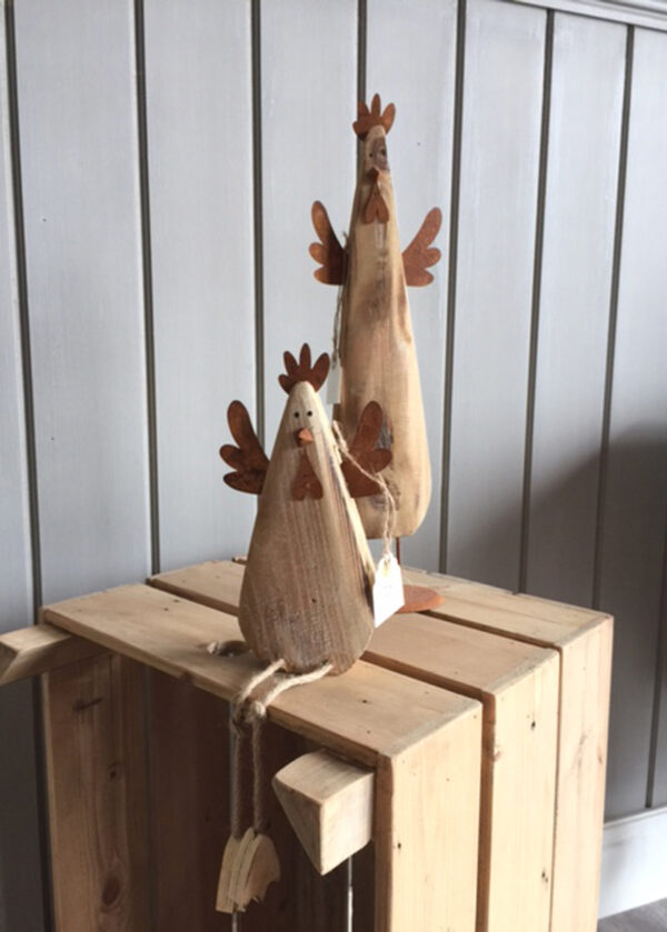 Standing Wooden Chicks