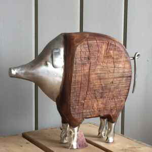 Wood Pig Large