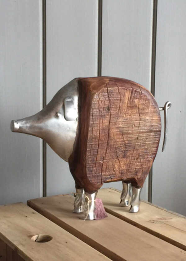 Wood Pig Large